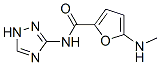 (9ci)-5-(甲基氨基)-n-1H-1,2,4-噻唑-3-基-2-呋喃羧酰胺結(jié)構(gòu)式_826991-26-8結(jié)構(gòu)式