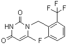 1-(2-Fluoro-6-(trifluoromethyl)benzyl)-6-methylpyrimidine-2,4(1h,3h)-dioneStructure,830346-47-9Structure 1-(2-Fluoro-6-(trifluoromethyl)benzyl)-6-methylpyrimidine-2,4(1h,3h)-dione Structure,830346-47-9Structure