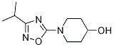 1-(3-Isopropyl-[1,2,4]oxadiazol-5-yl)piperidin-4-ol Structure,832714-37-1Structure