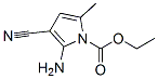 1H-pyrrole-1-carboxylicacid,2-amino-3-cyano-5-methyl-,ethylester(9ci)Structure,83362-00-9Structure 1H-pyrrole-1-carboxylicacid,2-amino-3-cyano-5-methyl-,ethylester(9ci) Structure,83362-00-9Structure