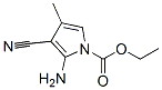 1H-pyrrole-1-carboxylicacid,2-amino-3-cyano-4-methyl-,ethylester(9ci)Structure,83362-02-1Structure 1H-pyrrole-1-carboxylicacid,2-amino-3-cyano-4-methyl-,ethylester(9ci) Structure,83362-02-1Structure
