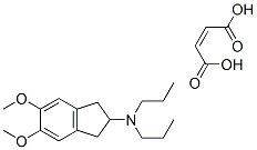 5,6-Dimethoxy-2-(di-N-propylamino)indan maleateStructure,83598-46-3Structure 5,6-Dimethoxy-2-(di-N-propylamino)indan maleate Structure,83598-46-3Structure