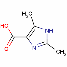2,5-Dimethyl-4-imidazolecarboxylic acid Structure,84255-24-3Structure