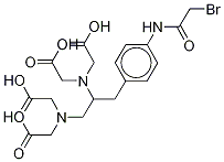 Rac (bromoacetamidophenylmethyl)ethylenediaminetetraacetic acidStructure,84256-91-7Structure Rac (bromoacetamidophenylmethyl)ethylenediaminetetraacetic acid Structure,84256-91-7Structure