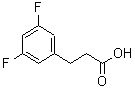 3-(3,5-Difluorophenyl)propanoic acidStructure,84315-24-2Structure 3-(3,5-Difluorophenyl)propanoic acid Structure,84315-24-2Structure