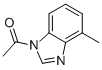 1H-benzimidazole,1-acetyl-4-methyl-(9ci)Structure,84445-81-8Structure 1H-benzimidazole,1-acetyl-4-methyl-(9ci) Structure,84445-81-8Structure