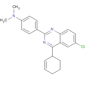 4-(6-氯-1,2,3,4-四氫-4-苯基-2-喹唑啉)-N,N-二甲基苯胺結構式_84570-95-6結構式