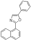 2-(1-萘)-5-苯基噁唑結構式_846-63-9結構式