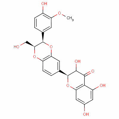 Powdered milk thistle extract Structure,84604-20-6Structure