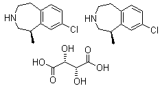 Lorcaserin-l-tartrate (2:1) Structure,847063-12-1Structure