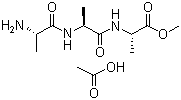 L-alanyl-l-alanyl-l-alanine methyl ester acetate Structure,84794-58-1Structure