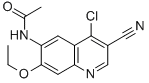 4-Chloro-3-cyano-7-ethoxy-6-N-acetylquinoline Structure,848133-76-6Structure