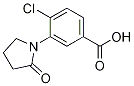 4-Chloro-3-(2-oxopyrrolidin-1-yl)benzoicacidStructure,848316-25-6Structure 4-Chloro-3-(2-oxopyrrolidin-1-yl)benzoicacid Structure,848316-25-6Structure