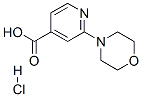 2-嗎啉-4-異煙酸鹽酸鹽結(jié)構(gòu)式_848580-46-1結(jié)構(gòu)式