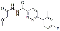 3-Pyridazinecarboxylic acid, 6-(4-fluoro-2-methylphenyl)-, 2-(methoxyacetyl)hydrazideStructure,848953-33-3Structure 3-Pyridazinecarboxylic acid, 6-(4-fluoro-2-methylphenyl)-, 2-(methoxyacetyl)hydrazide Structure,848953-33-3Structure