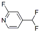 Pyridine, 4-(difluoromethyl)-2-fluoro-(9ci) Structure,84940-51-2Structure