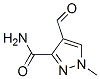 1H-pyrazole-3-carboxamide, 4-formyl-1-methyl-(9ci)Structure,84999-37-1Structure 1H-pyrazole-3-carboxamide, 4-formyl-1-methyl-(9ci) Structure,84999-37-1Structure