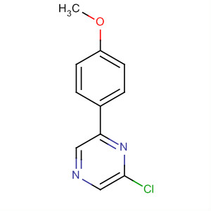 2-Chloro-6-(4-methoxy-phenyl)-pyrazineStructure,850221-79-3Structure 2-Chloro-6-(4-methoxy-phenyl)-pyrazine Structure,850221-79-3Structure