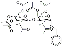 2-(乙?；被?-2-脫氧-3-O-[3,4,6-三-O-乙?；?2-(乙?；被?-2-脫氧-β-D-吡喃葡萄糖]-α-D-半乳糖吡喃糖苷 4,6-二乙酸芐酯結(jié)構(gòu)式_85054-28-0結(jié)構(gòu)式