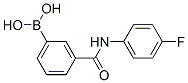 3-(4-氟苯基)氨基羰基苯硼酸結(jié)構(gòu)式_850567-35-0結(jié)構(gòu)式