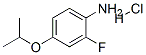 2-氟-4-異丙氧基苯胺鹽酸鹽結構式_850568-35-3結構式