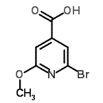 2-Bromo-6-methoxyisonicotinic acid Structure,853029-93-3Structure