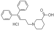 1-(4,4-Diphenyl-3-butenyl)-3-piperidinecarboxylic acid hydrochlorideStructure,85375-15-1Structure 1-(4,4-Diphenyl-3-butenyl)-3-piperidinecarboxylic acid hydrochloride Structure,85375-15-1Structure