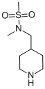 N-methyl-n-(4-piperidinylmethyl)-methanesulfonamideStructure,85488-01-3Structure N-methyl-n-(4-piperidinylmethyl)-methanesulfonamide Structure,85488-01-3Structure
