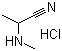 2-(甲基氨基)丙腈鹽酸鹽結(jié)構(gòu)式_856812-41-4結(jié)構(gòu)式