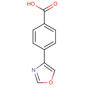 4-(噁唑-4-基)苯甲酸結(jié)構(gòu)式_856905-23-2結(jié)構(gòu)式