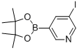 3-Iodo-5-(4,4,5,5-tetramethyl-1,3,2-dioxaborolan-2-yl)-pyridineStructure,857934-93-1Structure 3-Iodo-5-(4,4,5,5-tetramethyl-1,3,2-dioxaborolan-2-yl)-pyridine Structure,857934-93-1Structure