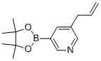 3-(2-Propen-1-yl)-5-(4,4,5,5-tetramethyl-1,3,2-dioxaborolan-2-yl)-pyridineStructure,857934-96-4Structure 3-(2-Propen-1-yl)-5-(4,4,5,5-tetramethyl-1,3,2-dioxaborolan-2-yl)-pyridine Structure,857934-96-4Structure