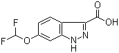 6-(Difluoromethoxy)-1h-indazole-3-carboxylic acidStructure,858661-80-0Structure 6-(Difluoromethoxy)-1h-indazole-3-carboxylic acid Structure,858661-80-0Structure