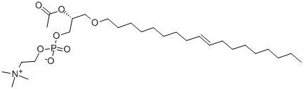 1-O-(cis-9-十八碳烯基)-2-乙?；?sn-甘油-3-膽堿磷酸結(jié)構(gòu)式_85966-90-1結(jié)構(gòu)式