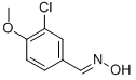 3-Chloro-4-methoxybenzenecarbaldehyde oximeStructure,861207-68-3Structure 3-Chloro-4-methoxybenzenecarbaldehyde oxime Structure,861207-68-3Structure