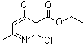 2,4-Dichloro-6-Methyl-3-Pyridinecarboxylic Acid Ethyl EsterStructure,86129-63-7Structure 2,4-Dichloro-6-Methyl-3-Pyridinecarboxylic Acid Ethyl Ester Structure,86129-63-7Structure