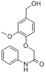 2-(4-Hydroxymethyl-2-methoxy-phenoxy)-n-phenyl-acetamideStructure,861443-63-2Structure 2-(4-Hydroxymethyl-2-methoxy-phenoxy)-n-phenyl-acetamide Structure,861443-63-2Structure