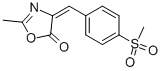 4-(4-Methanesulfonyl-benzylidene)-2-methyl-4h-oxazol-5-oneStructure,862252-58-2Structure 4-(4-Methanesulfonyl-benzylidene)-2-methyl-4h-oxazol-5-one Structure,862252-58-2Structure