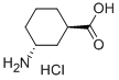 Trans-3-aminocyclohexanecarboxylic acid hydrochlorideStructure,862401-49-8Structure Trans-3-aminocyclohexanecarboxylic acid hydrochloride Structure,862401-49-8Structure