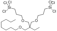 3,3-Bis(trichlorosilylpropoxymethyl)-5-oxa-tridecaneStructure,862911-99-7Structure 3,3-Bis(trichlorosilylpropoxymethyl)-5-oxa-tridecane Structure,862911-99-7Structure