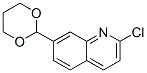 Quinoline, 2-chloro-7-(1,3-dioxan-2-yl)- (9ci)Structure,863549-12-6Structure Quinoline, 2-chloro-7-(1,3-dioxan-2-yl)- (9ci) Structure,863549-12-6Structure