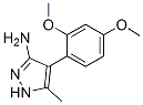 4-(2,4-Dimethoxyphenyl)-5-methyl-1H-pyrazol-3-amineStructure,863550-42-9Structure 4-(2,4-Dimethoxyphenyl)-5-methyl-1H-pyrazol-3-amine Structure,863550-42-9Structure
