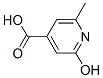 2-Hydroxy-6-methylisonicotinic acid Structure,86454-13-9Structure