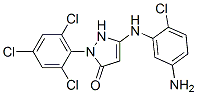 1-(2’,4’,6’-Trichlorophenyl)-3-(2’-chloro-5’-aminoanilino)-5-pyrazoloneStructure,86491-51-2Structure 1-(2’,4’,6’-Trichlorophenyl)-3-(2’-chloro-5’-aminoanilino)-5-pyrazolone Structure,86491-51-2Structure