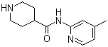 Piperidine-4-carboxylic acid (4-methyl-pyridin-2-yl)-amideStructure,865078-92-8Structure Piperidine-4-carboxylic acid (4-methyl-pyridin-2-yl)-amide Structure,865078-92-8Structure