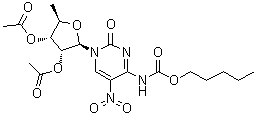 2’’,3’’-Di-o-acetyl-5’’-deoxy-5-nitro-n4-(pentyloxycarbonyl)cytidineStructure,865474-03-9Structure 2’’,3’’-Di-o-acetyl-5’’-deoxy-5-nitro-n4-(pentyloxycarbonyl)cytidine Structure,865474-03-9Structure