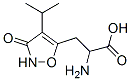 5-Isoxazolepropanoic acid,-alpha--amino-2,3-dihydro-4-(1-methylethyl)-3-oxo-Structure,865792-23-0Structure 5-Isoxazolepropanoic acid,-alpha--amino-2,3-dihydro-4-(1-methylethyl)-3-oxo- Structure,865792-23-0Structure