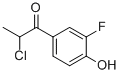 1-Propanone, 2-chloro-1-(3-fluoro-4-hydroxyphenyl)-(9ci)Structure,86615-79-4Structure 1-Propanone, 2-chloro-1-(3-fluoro-4-hydroxyphenyl)-(9ci) Structure,86615-79-4Structure