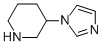 3-(1H-imidazol-1-yl)-piperidineStructure,867007-94-1Structure 3-(1H-imidazol-1-yl)-piperidine Structure,867007-94-1Structure