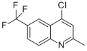 4-Chloro-2-methyl-6-trifluoromethylquinolineStructure,867167-05-3Structure 4-Chloro-2-methyl-6-trifluoromethylquinoline Structure,867167-05-3Structure